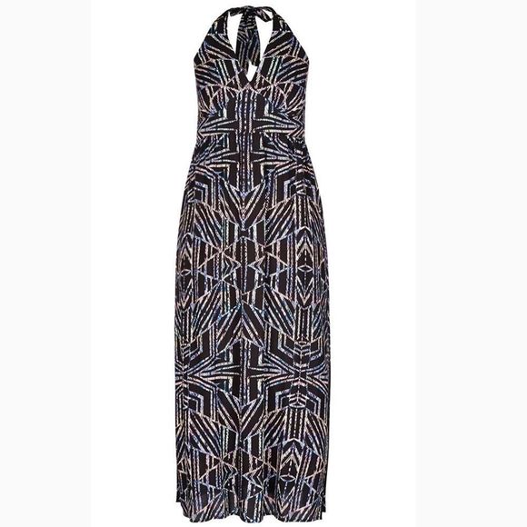 CITY CHIC | Mirrored Geo Maxi Dress - Picture 2 of 8